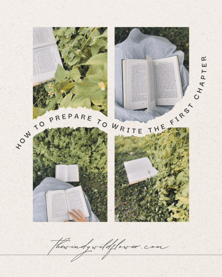 How to prepare to write the first chapter